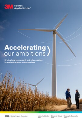 3M Global Impact Overview cover.